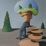 Treppe, 2007, Öl/LW, 60x80 cm, verkauft