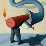 easy way out, 2009, Öl/LW, 60x70 cm