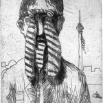 Berliner Anzugkultur, 1999, Radierung, 18x23 cm