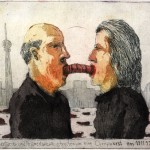 Currywurst, 1999, Radierung, 25x20 cm