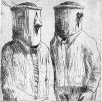 Maueröffnung, 1999, Radierung, 18x23 cm