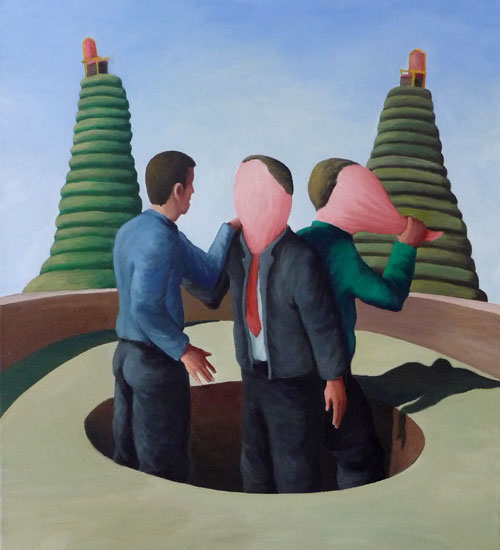 Arena Arena (Gleichheit), 2009/10, Öl/LW, 60x80 cm